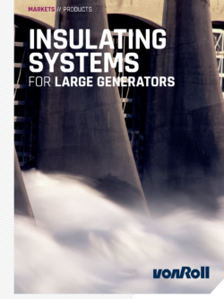 Titelbild der Broschüre: Insulating systems large generators