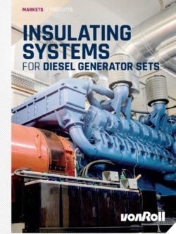 Cover of flyer "Insulating systems for diesel generator sets"