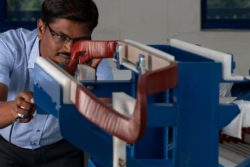 Coil shop in Indien von Von Roll